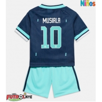 Camiseta Alemania Jamal Musiala #10 Visitante Equipación para niños Mundial 2026 manga corta (+ pantalones cortos)